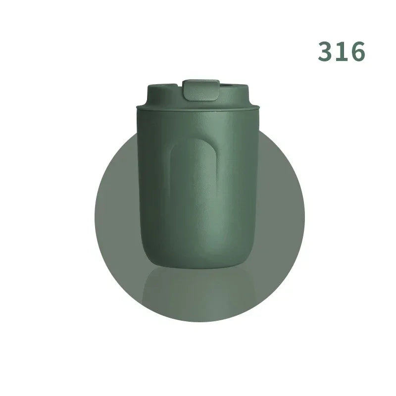 Mini Thermos Bottle Coffee Mug Stainless Steel Cup Thermal Leakproof Vacuum Flask Double Wall Tumbler Insulated Travle Drinkware Quick Pick Grocers